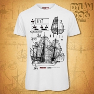 Abbigliamento - T-shirt - dylan dog - galeone: Taglia xl