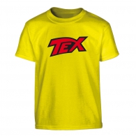 Abbigliamento - T-shirt - tex - rosso su giallo: Taglia xxl