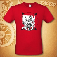 Abbigliamento - T-shirt - zagor - odissea americana - rossa: Taglia l