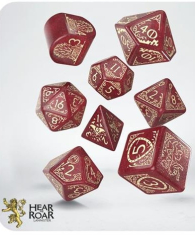 Dadi - 7 dadi poliedrici game of thrones - lannister