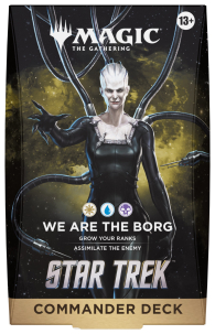 Mazzo commander - star trek: Noi siamo i borg - bianco/blu/nero - english