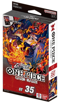 Mazzo one piece - st35: Red black - sabo